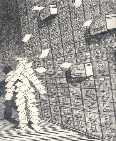 "Archives Shaping Man" from Randolph County Archives
